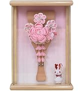 Amazon | 羽子板 コンパクト ケースのみ お祝い ミニ おしゃれ エンジ